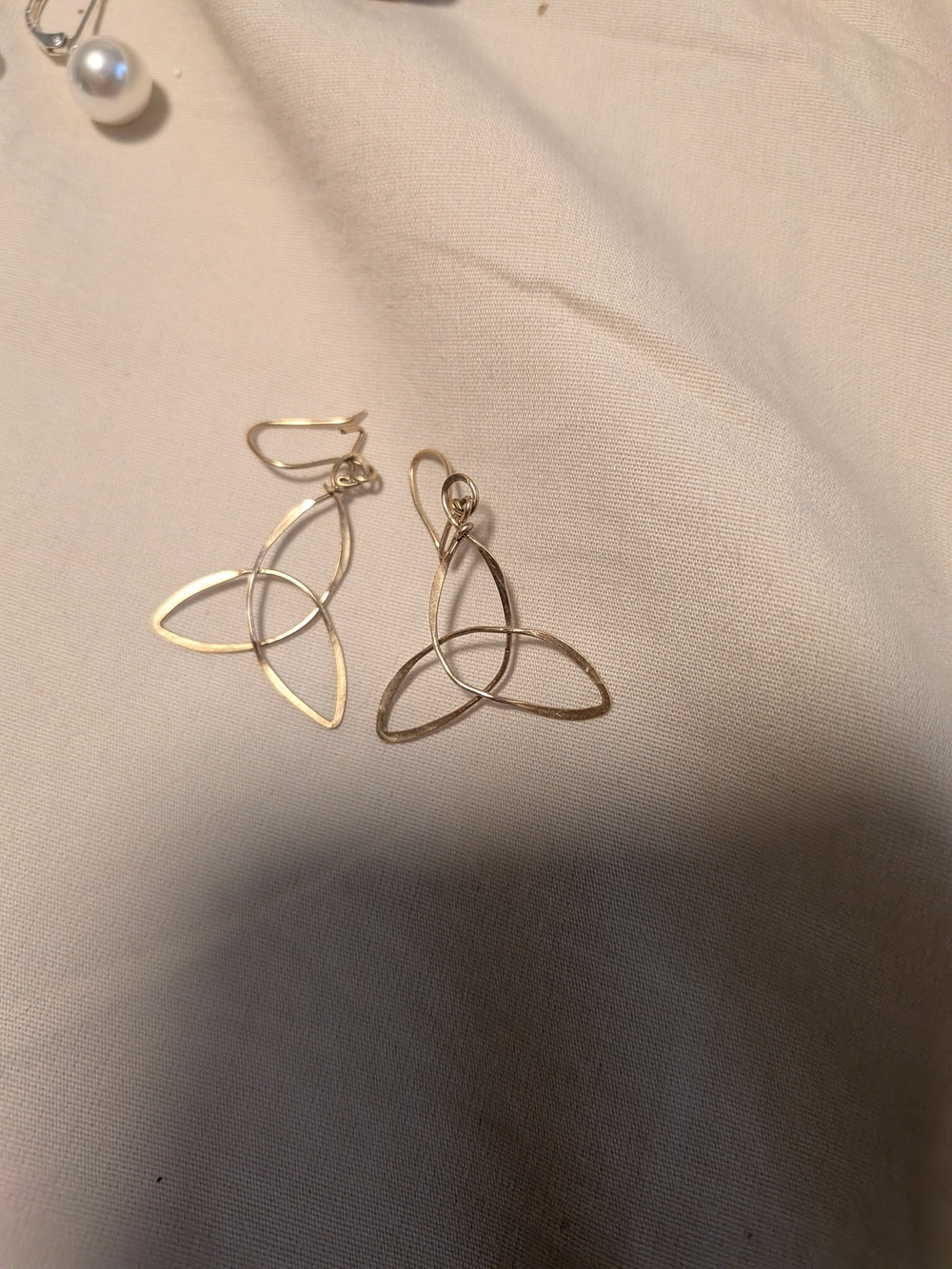 Gold-Tone Trinity Knot Drop Earrings - Women Jewelry